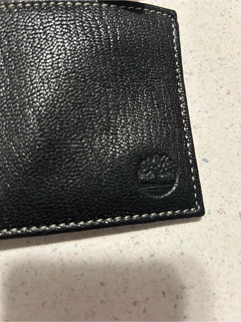 Timberland Black Leather Slim Bi-Fold Wallet